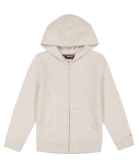 Imagem de Moletom com Capuz Tommy Hilfiger para Meninas (8-10 anos) - Zíper Completo e Forro de Lã