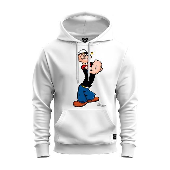 Imagem de Moletom Confortável Premium Blusa De Frio Algodão Canguru Popey