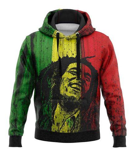 Imagem de Moletom De Frio Bob Marley Reggae Blusa De Quebrada Estilo Chave