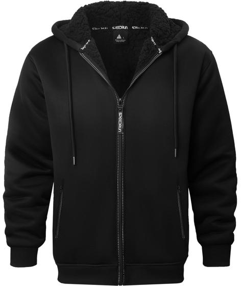 Imagem de Moletom de lã pesado com capuz para homens GEEK LIGHTING