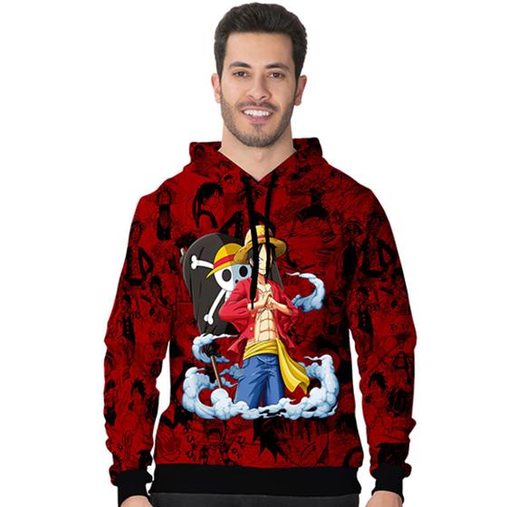 Imagem de Moletom Estampa Anime One Piece Design Exclusivo Top Full