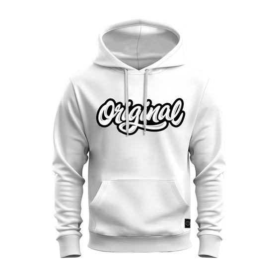 Imagem de Moletom Estampado Algodão Premium Macio Canguru Original Script