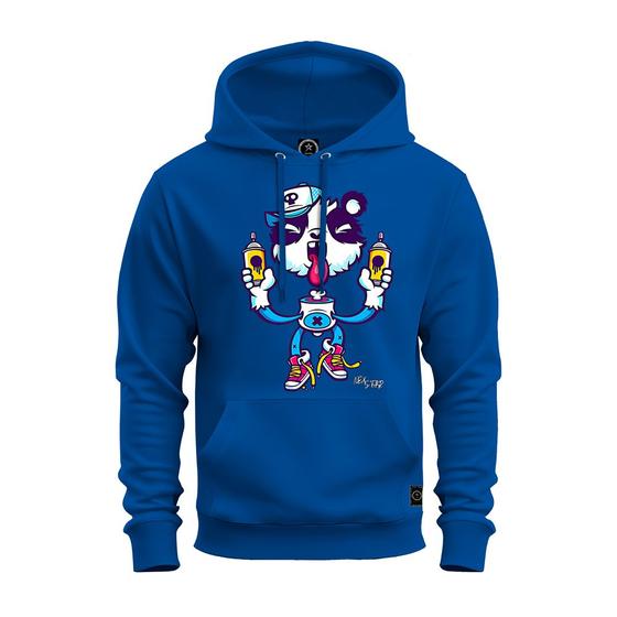 Imagem de Moletom Estampado Blusa De Frio Premium Personalizado Spray Bicho