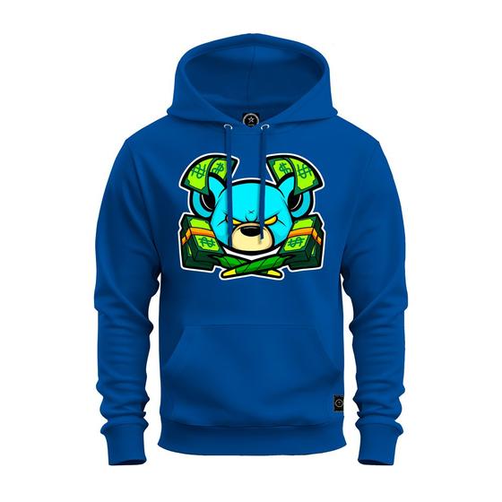 Imagem de Moletom Estampado Blusa De Frio Premium Personalizado Urso Blad Mond