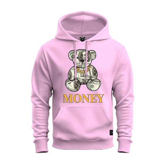 Imagem de Moletom Estampado Blusa De Frio Premium Personalizado Urso Money