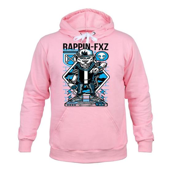 Imagem de Moletom Estampado Flanelado Rappin