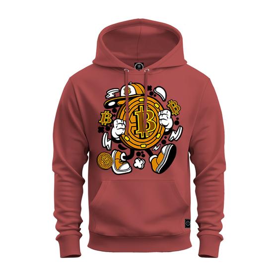 Imagem de Moletom Estampado Premium Unissex Blusa De Frio Bit Coin Bolado