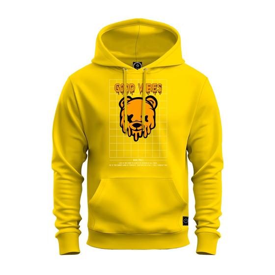 Imagem de Moletom Estampado Premium Unissex Blusa De Frio Urso Derretendo