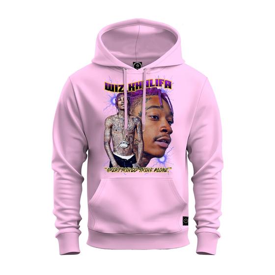 Imagem de Moletom Estampado Premium Unissex Blusa De Frio Wiz Khalifa Raio