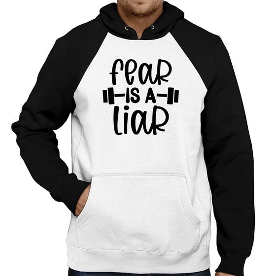 Imagem de Moletom Fear Is A Liar - Foca na Moda