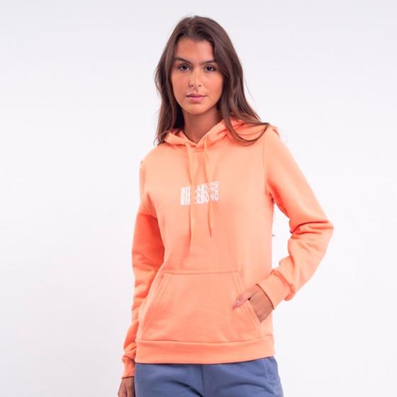 Imagem de Moletom Feminino Billabong Fech Logo Wave Laranja