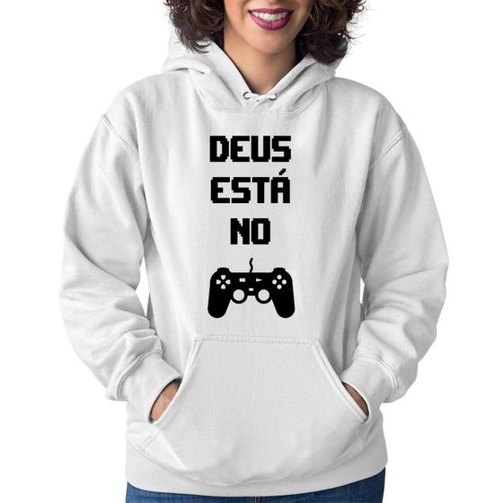 Imagem de Moletom Feminino Deus está no controle - Foca na Moda