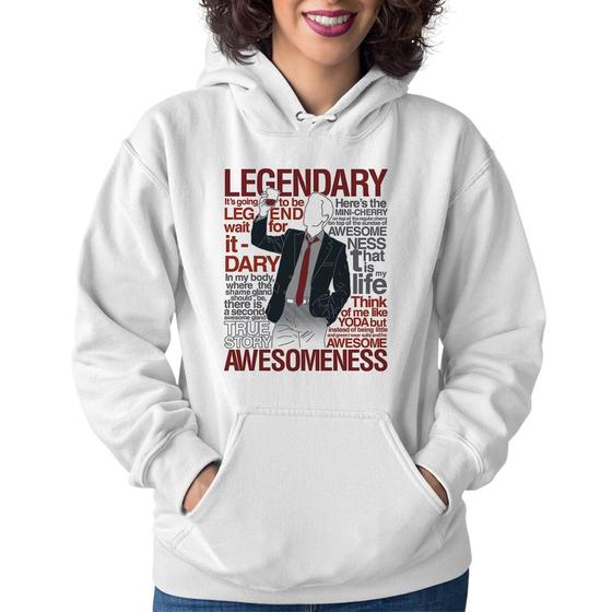 Imagem de Moletom Feminino Legendary Awesomeness - Foca na Moda