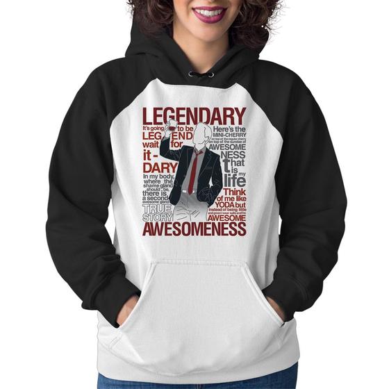 Imagem de Moletom Feminino Legendary Awesomeness - Foca na Moda