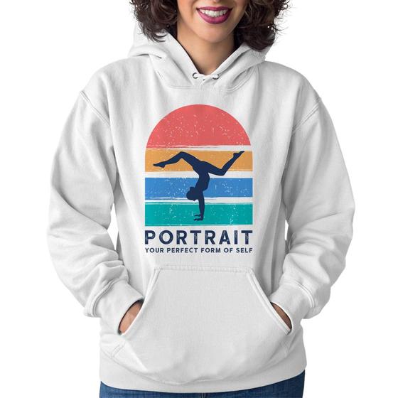 Imagem de Moletom Feminino Portrait Your Perfect Form Of Self - Foca na Moda