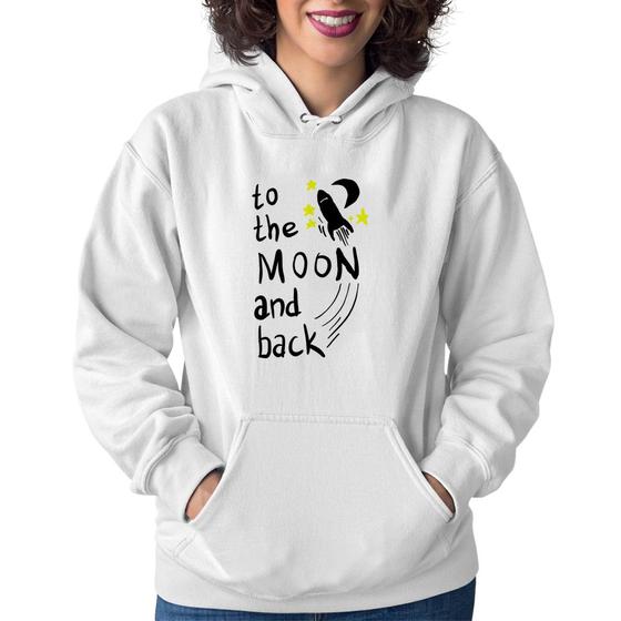 Imagem de Moletom Feminino To the moon and back - Foca na Moda