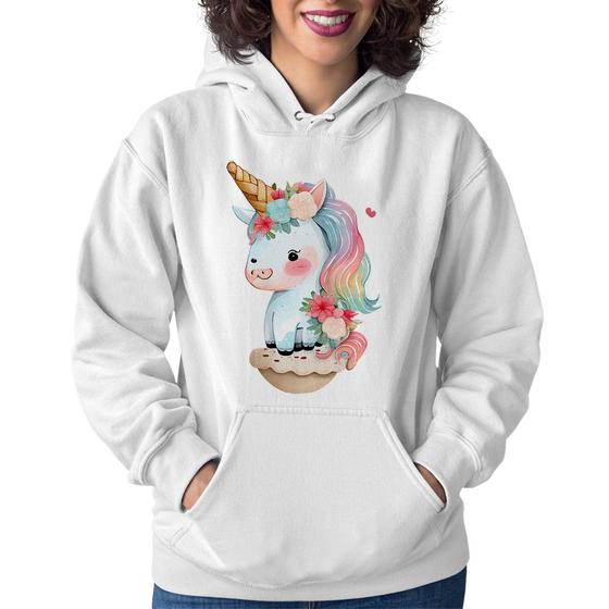 Imagem de Moletom Feminino Unicórnio Bebê - Foca na Moda