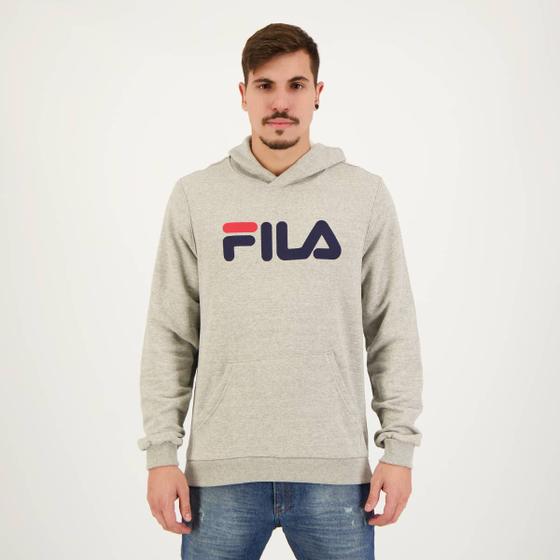 Imagem de Moletom Fila Hoody Letter Cinza