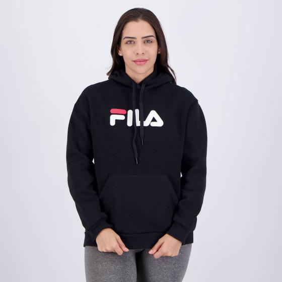 Imagem de Moletom Fila Letter Winter Feminino Preto