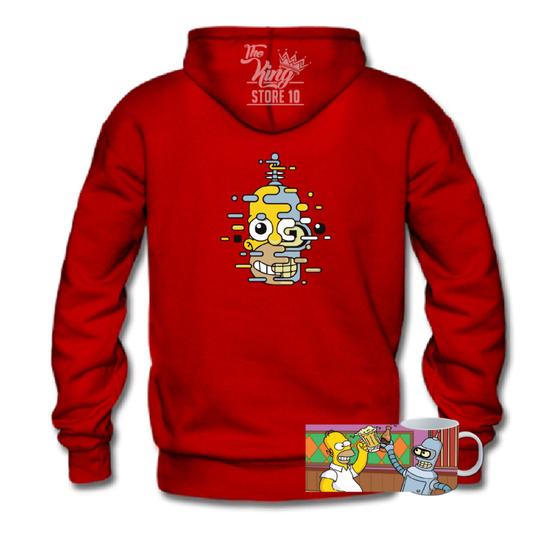 Imagem de Moletom Futurama com zíper - Homer Simpson