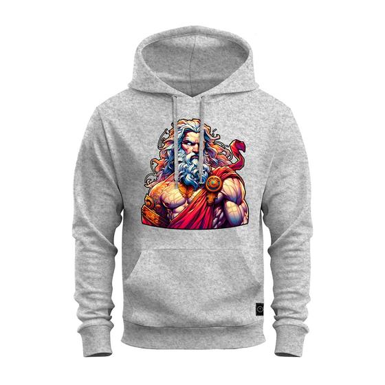 Imagem de Moletom Gods Horizonte Blusa De Frio Com Bolso e Capuz Tecido Macio