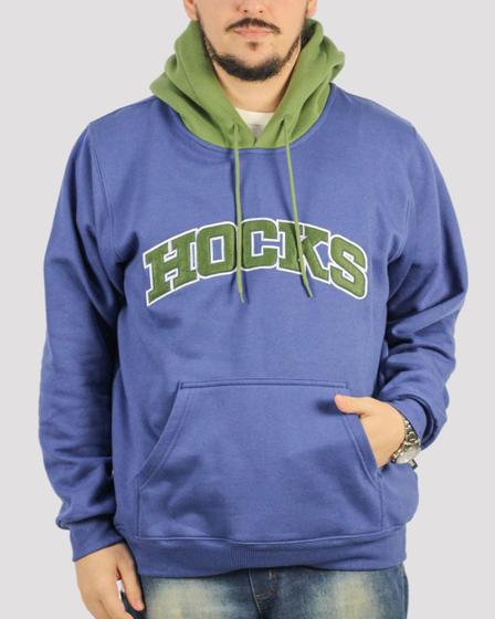 Imagem de Moletom Hocks Canguru Time - Marinho/Verde