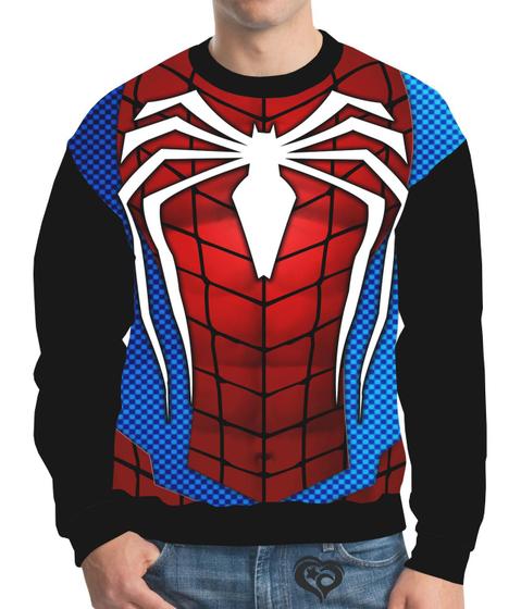 Imagem de Moletom Homem aranha Infantil UNISSEX Roupas blusa Herois BN