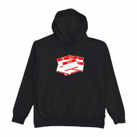 Imagem de Moletom Hoodie WALLS Hello Black