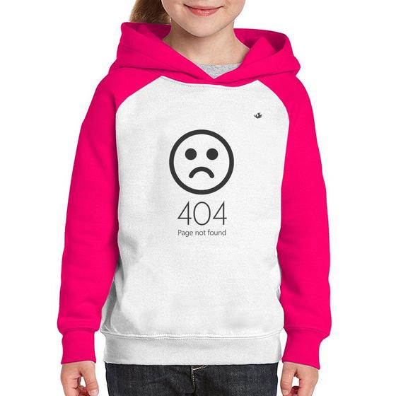 Imagem de Moletom Infantil 404 Page not found - Foca na Moda