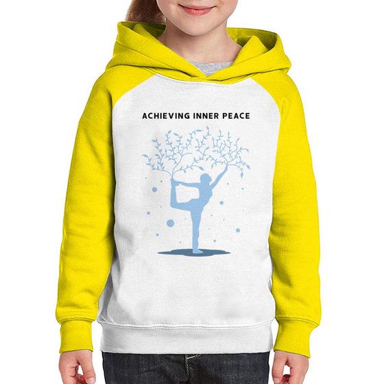 Imagem de Moletom Infantil Achieving Inner Peace - Foca na Moda