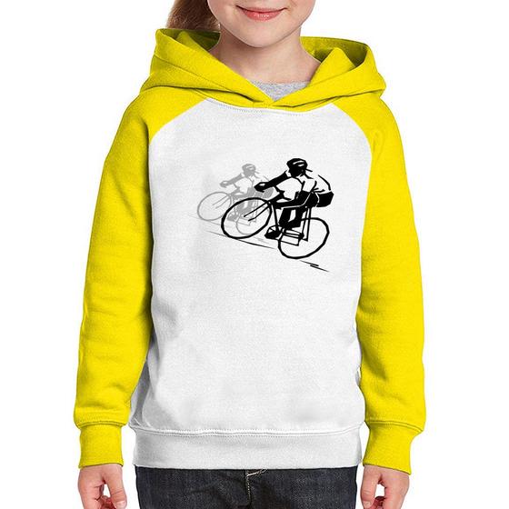 Imagem de Moletom Infantil Bike Corrida - Foca na Moda