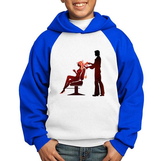 Imagem de Moletom Infantil Cabeleireiro - Foca na Moda