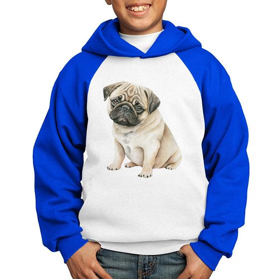 Imagem de Moletom Infantil Cachorro Pug - Foca na Moda