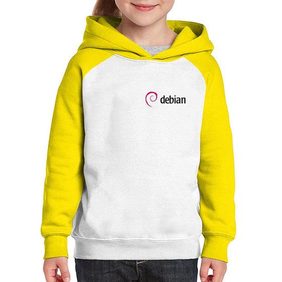 Imagem de Moletom Infantil Debian Linux - Foca na Moda