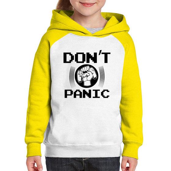 Imagem de Moletom Infantil Don't Panic - Foca na Moda