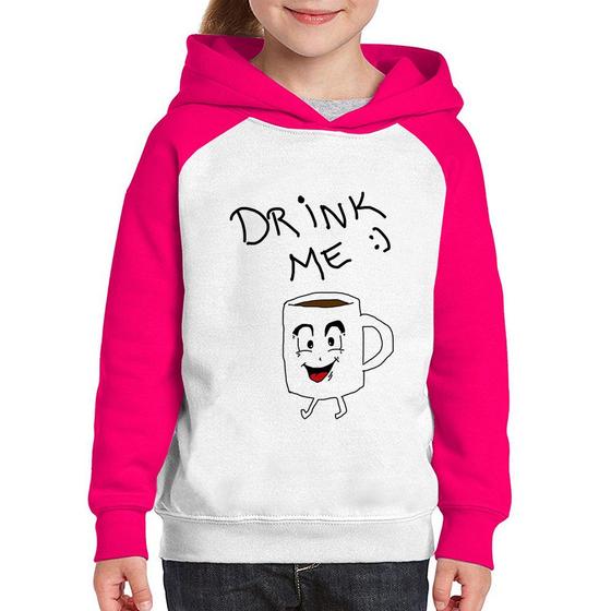 Imagem de Moletom Infantil Drink Me - Foca na Moda