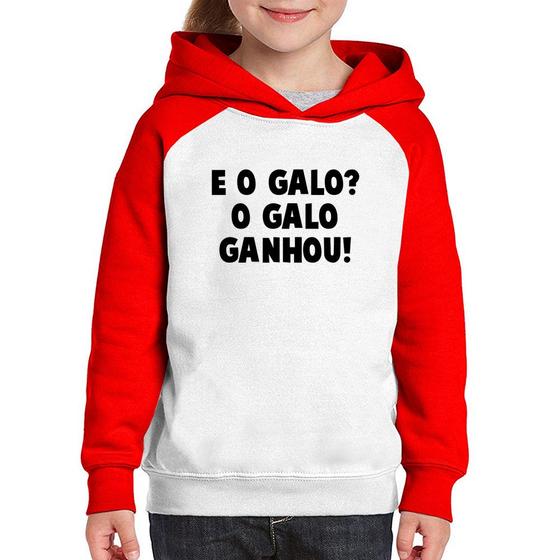 Imagem de Moletom Infantil E o galo O galo ganhou! - Foca na Moda