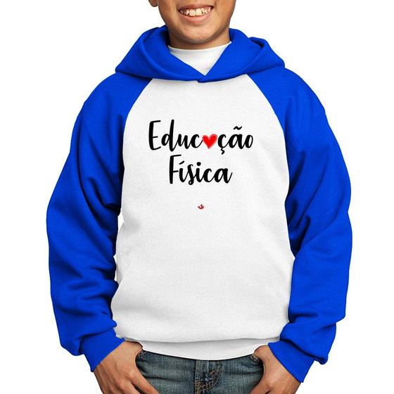 Imagem de Moletom Infantil Educação Física por amor - Foca na Moda