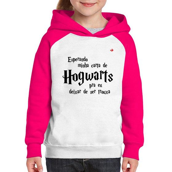 Imagem de Moletom Infantil Esperando minha carta de Hogwarts - Foca na Moda