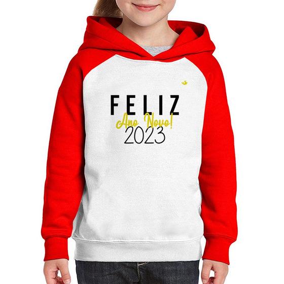 Imagem de Moletom Infantil Feliz Ano Novo 2023 - Foca na Moda