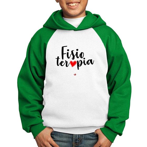 Imagem de Moletom Infantil Fisioterapia por amor - Foca na Moda