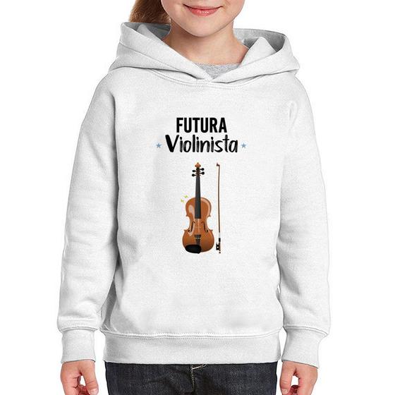 Imagem de Moletom Infantil Futura Violinista - Foca na Moda