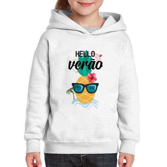 Imagem de Moletom Infantil Hello Verão - Foca na Moda