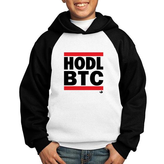 Imagem de Moletom Infantil Hodl BTC - Foca na Moda