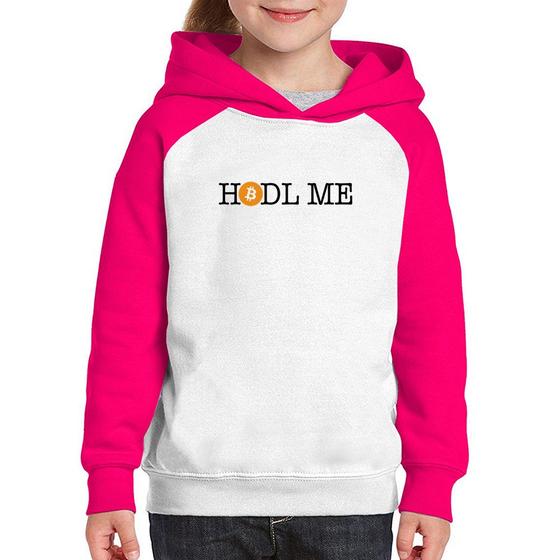 Imagem de Moletom Infantil Hodl me Bitcoin BTC - Foca na Moda