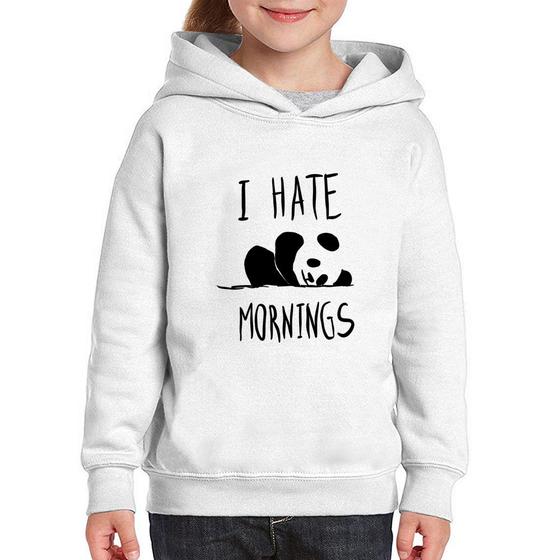 Imagem de Moletom Infantil I Hate Mornings - Foca na Moda