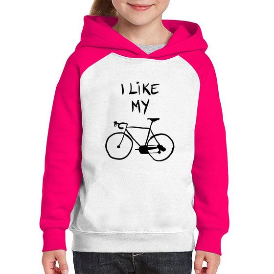 Imagem de Moletom Infantil I Like My Bike - Foca na Moda