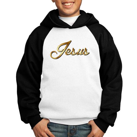 Imagem de Moletom Infantil Jesus  - Foca na Moda