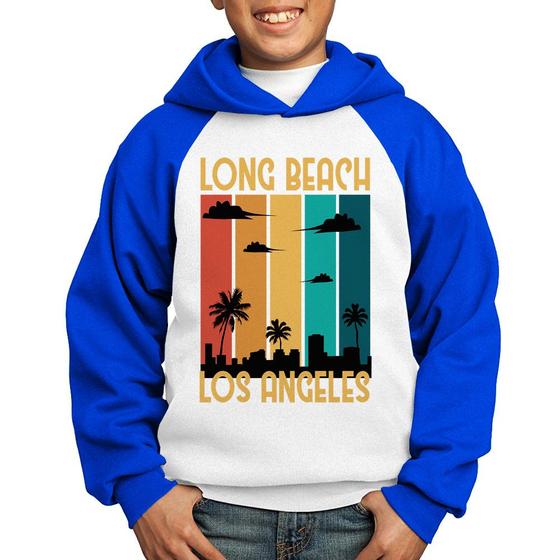 Imagem de Moletom Infantil Long Beach Los Angeles - Foca na Moda