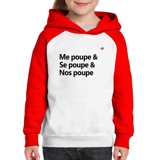 Imagem de Moletom Infantil Me poupe & Se poupe & Nos poupe - Foca na Moda